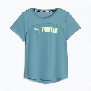 Obrázek produktu Dámské tréninkové tričko PUMA Fit Logo Ultrabreathe bold blue / speed green