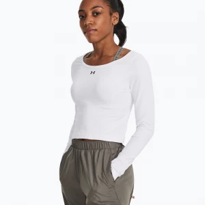 Obrázek produktu Dámské tréninkové tričko s dlouhým rukávem Under Armour Train Seamless white / black