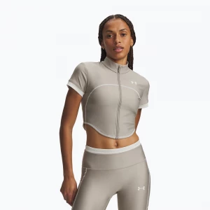 Obrázek produktu Dámské tréninkové tričko Under Armour HeatGear Novelty timberwolf taupe / summit white Béžová