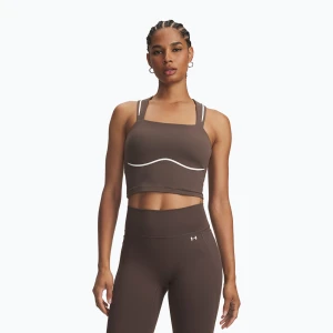 Obrázek produktu Dámské tréninkové tričko Under Armour Meridian Contour Tank peppercorn / white / peppercorn Hnědá