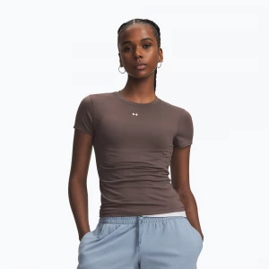 Obrázek produktu Dámské tréninkové tričko Under Armour Motion Fitted SS peppercorn / white Hnědá