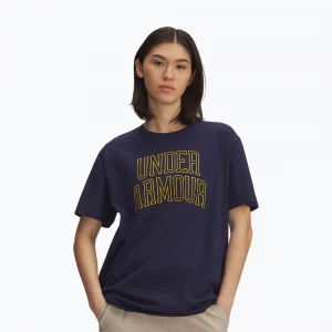 Obrázek produktu Dámské tréninkové tričko Under Armour Rival Campus midnight navy / gold league Námořnická modř