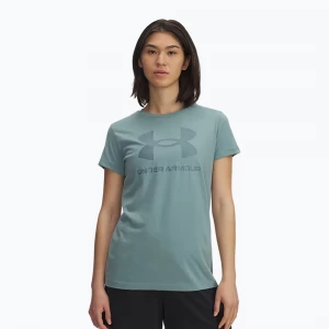 Obrázek produktu Dámské tréninkové tričko Under Armour Rival Logo serpentine / jasper blue Zelená