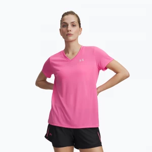 Obrázek produktu Dámské tréninkové tričko Under Armour Tech SSV Solid pink frenzy / prime pink