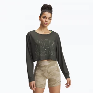 Obrázek produktu Dámské tričko Longsleeve Under Armour Project Rock IP baroque green / city khaki / city khaki