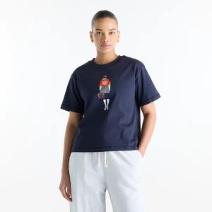 Obrázek produktu Dámské tričko New Balance WT62K2W4DNT – tmavomodrá