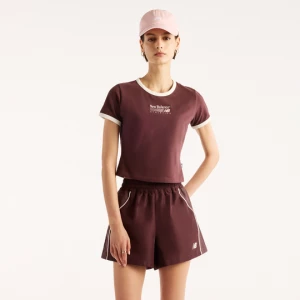 Obrázek produktu Dámské tričko New Balance WT62O4MBYLR – bordó