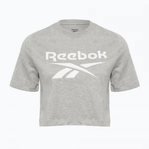 Obrázek produktu Dámské tričko Reebok Identity Big Logo Crop Tee medium grey heather