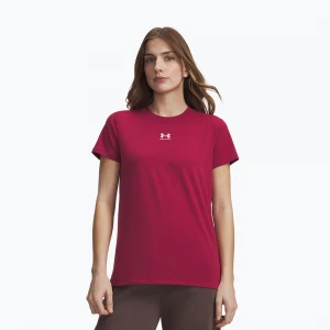 Obrázek produktu Dámské tričko Under Armour Rival Core claret / white Růžová