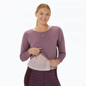 Obrázek produktu Dámský běžecký top longsleeve + tílko ASICS Nagino Run dusty mauve / watershed rose fialová