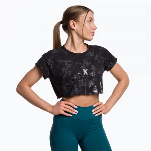 Obrázek produktu Dámský top Gymshark KK Twins Raw Crop Top black / grey