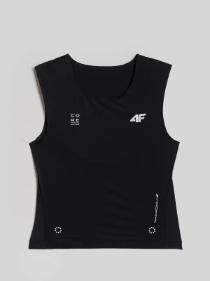 Obrázek produktu Dámský tréninkový crop top rychleschnoucí - černý 4F