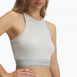 Obrázek produktu Dámský tréninkový top Under Armour Meridian Rib Branded Tank hydro green / silica green