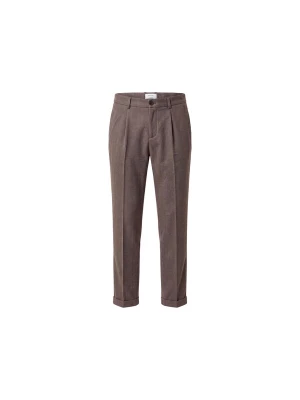 Obrázek produktu DAN FOX APPAREL Kalhoty se sklady v pase 'Charlie' hnědá