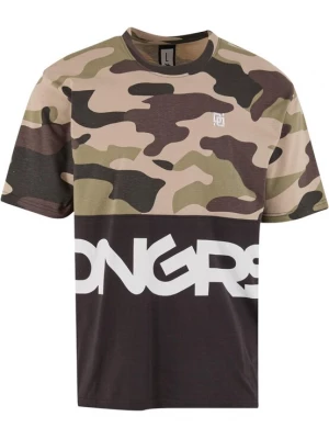 Obrázek produktu Dangerous DNGRS Tričko režná / khaki / černá / bílá