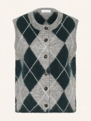 Obrázek produktu Darling Harbour Pletená Vesta S Mohérem bottle green/grey melange