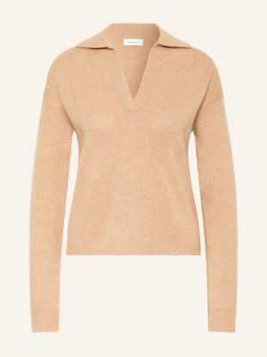 Obrázek produktu Darling Harbour Pletené Polo Tričko Z Kašmíru camel melange