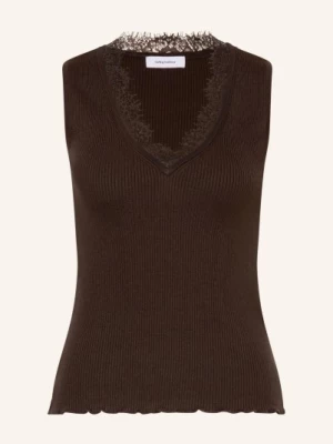 Obrázek produktu Darling Harbour Pletený Top S Krajkou dark brown