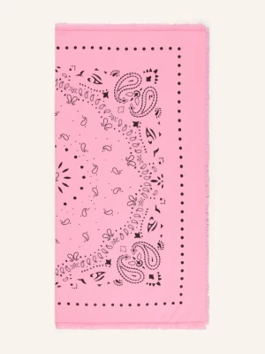 Obrázek produktu Darling Harbour Šátek Z Merino Vlny A Kašmíru candy pink / black