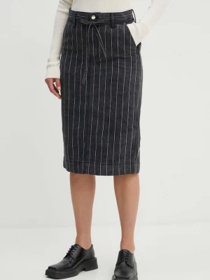 Obrázek produktu Day Birger et Mikkelsen Džínová sukně Day Birger et Mikkelsen Betsy - Denim Stripes černá