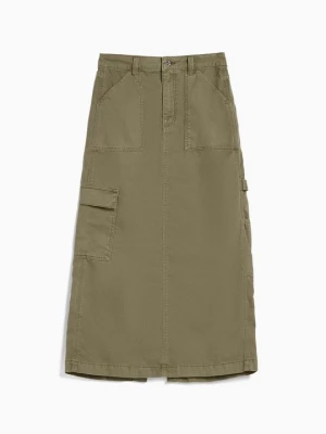 Obrázek produktu Denimová sukně Bershka khaki