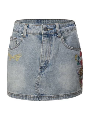 Obrázek produktu Denimová sukně Ed Hardy bělený denim
