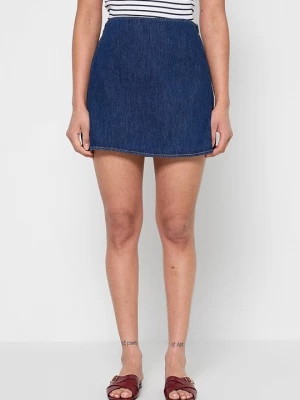 Obrázek produktu Denimová sukně GAP tmavomodrý denim