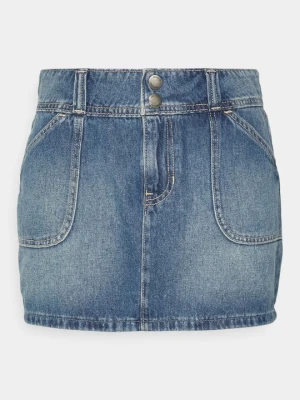 Obrázek produktu Denimová sukně Hollister Co. fialová