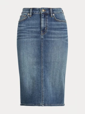 Obrázek produktu Denimová sukně Lauren Ralph Lauren modrý denim