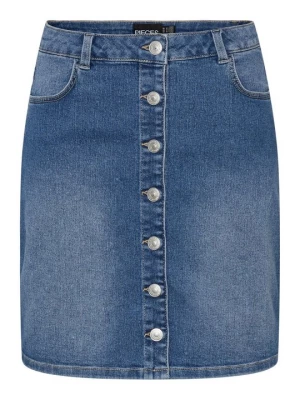 Obrázek produktu Denimová sukně Pieces modrý denim