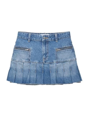 Obrázek produktu Denimová sukně PULL&BEAR modrý denim