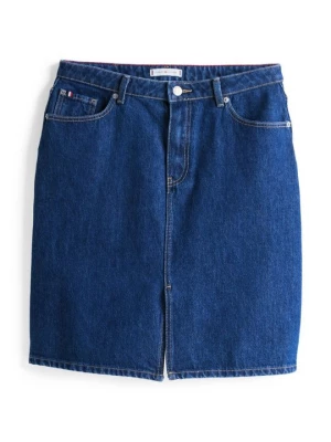 Obrázek produktu Denimová sukně Tommy Hilfiger modrý denim