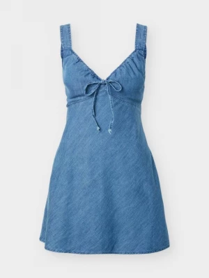 Obrázek produktu Denimové šaty Abercrombie & Fitch modrý denim