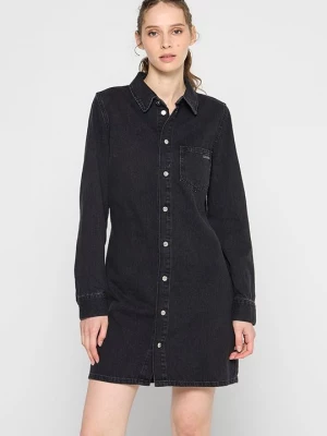Obrázek produktu Denimové šaty Calvin Klein Jeans černý denim