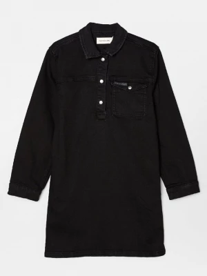 Obrázek produktu Denimové šaty Calvin Klein Jeans skvrnitě černá