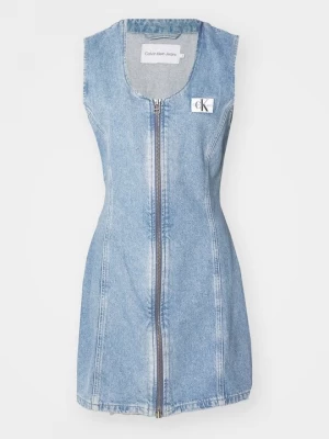 Obrázek produktu Denimové šaty Calvin Klein Jeans světlemodrý denim