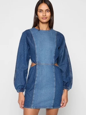 Obrázek produktu Denimové šaty Desigual bělený denim