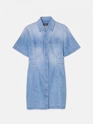 Obrázek produktu Denimové šaty Dondup modrý denim