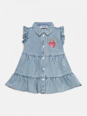 Obrázek produktu Denimové šaty MOSCHINO světle modrá