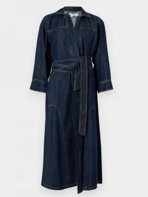 Obrázek produktu Denimové šaty MUNTHE tmavomodrý denim