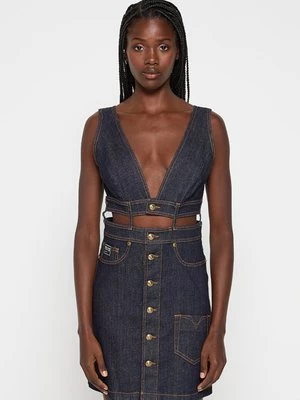 Obrázek produktu Denimové šaty Versace Jeans Couture tmavě modrá