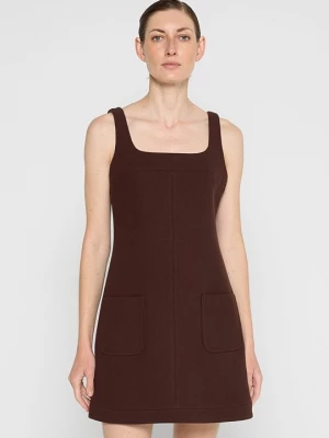 Obrázek produktu Denní šaty Tory Burch tmavě hnědá