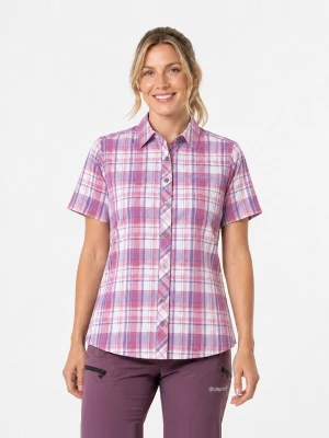 Obrázek produktu deproc Funkční halenka 'Outdoorbluse Copper Damen Kurzarmbluse kariert Funktionsbluse' pink