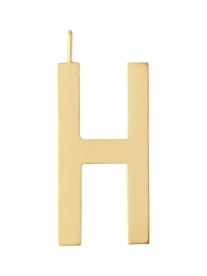 Obrázek produktu Design Letters Pozlacený stříbrný přívěsek Design Letters zlatá