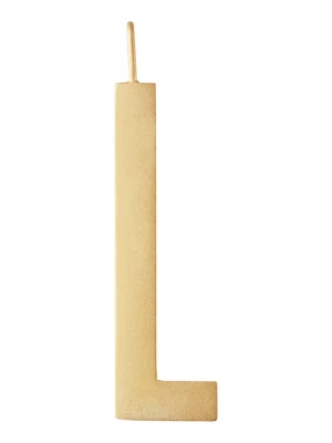 Obrázek produktu Design Letters Pozlacený stříbrný přívěsek Design Letters zlatá