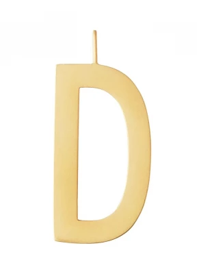 Obrázek produktu Design Letters Pozlacený stříbrný přívěsek Design Letters zlatá