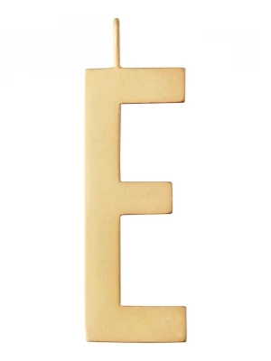 Obrázek produktu Design Letters Pozlacený stříbrný přívěsek Design Letters zlatá