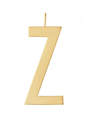 Obrázek produktu Design Letters Pozlacený stříbrný přívěsek Design Letters zlatá