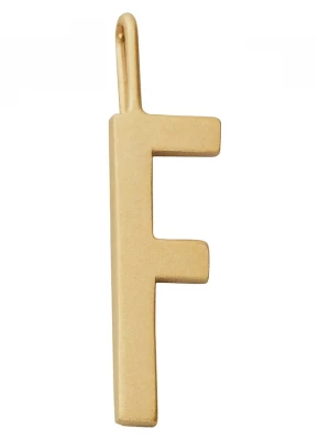Obrázek produktu Design Letters Pozlacený stříbrný přívěsek Design Letters zlatá