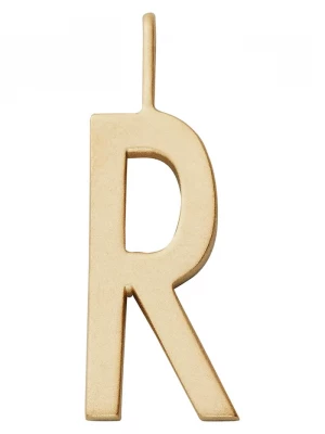 Obrázek produktu Design Letters Pozlacený stříbrný přívěsek Design Letters zlatá